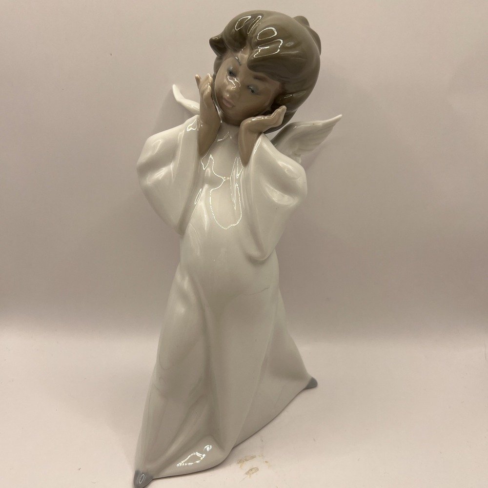 MINT LLADRO Mime Angel #4959 Figurine Vintage No Box Heavenly Girl 8.5" - Picture 2 of 6